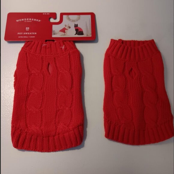 Target Wondershop Pet Sweaters, Red, XS - Picture 1 of 10
